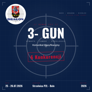 REZULTATY 3GUN Runda 3 Bale 25-26.07.2026